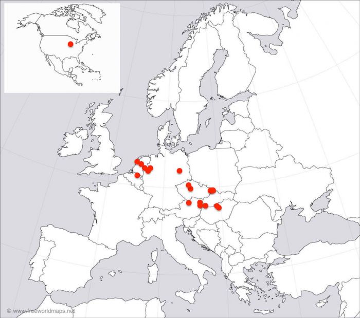 Map of XNP members